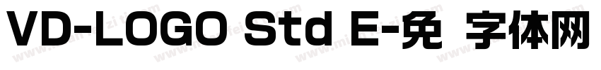 VD-LOGO Std E字体转换